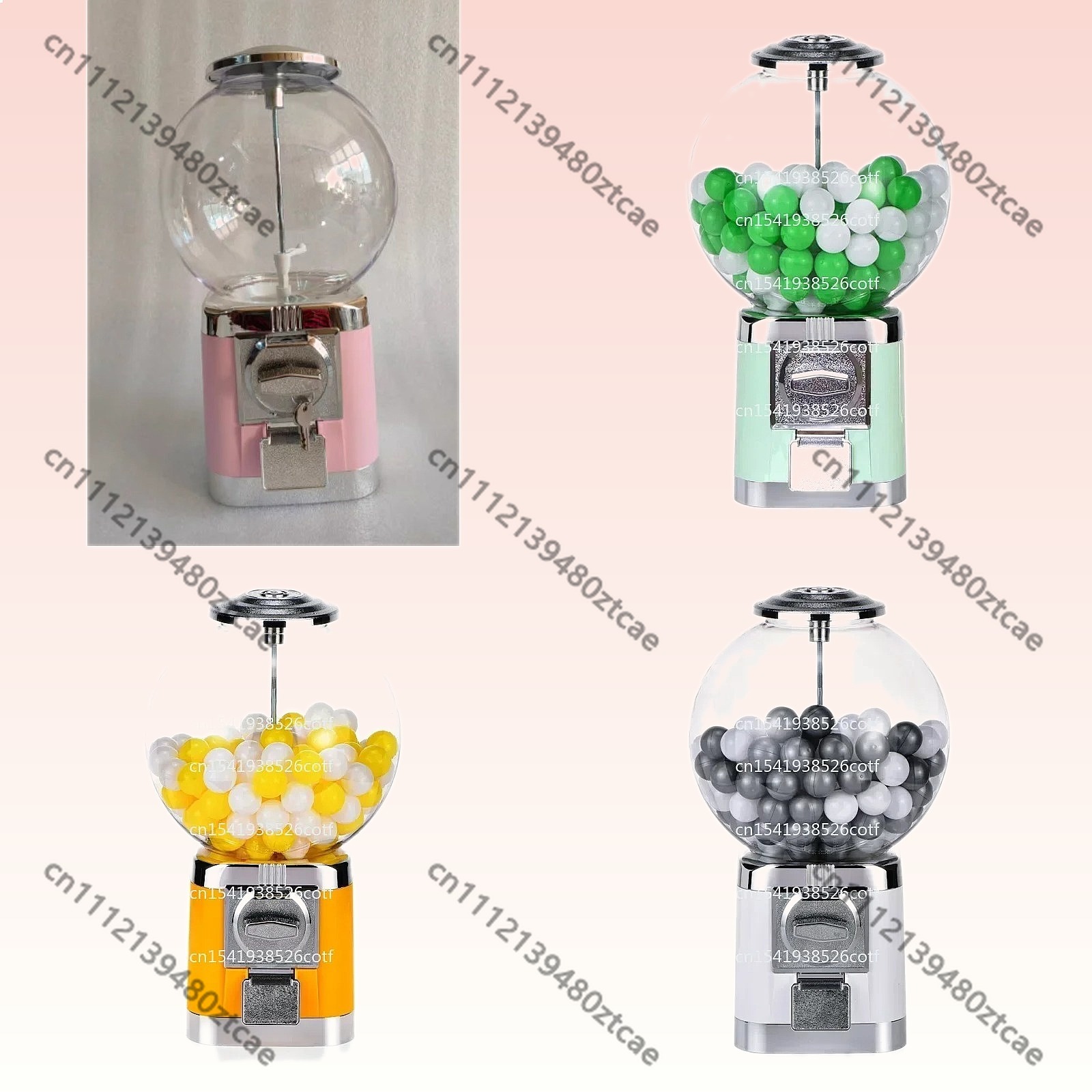Prize Capsule Toy Machine - アーケードガムボールカプセルトイキャンディディスペンサー自動販売機（スライドドア付き、パーティー賞品用）