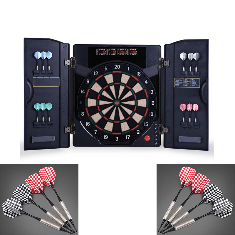 Electronic Dartboard Cabinet - 自動スコアリング付き電子ダーツトレイ、折りたたみボックス、ソフトでプロの競技