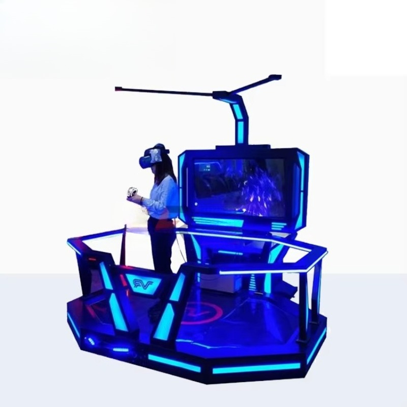 9D Vr Simulator - 2026年新型FLバーチャルリアリティVR歩行プラットフォームシミュレーターアーケードゲーム9D VRゲーム機屋内屋外金属製カスタマイズ可能