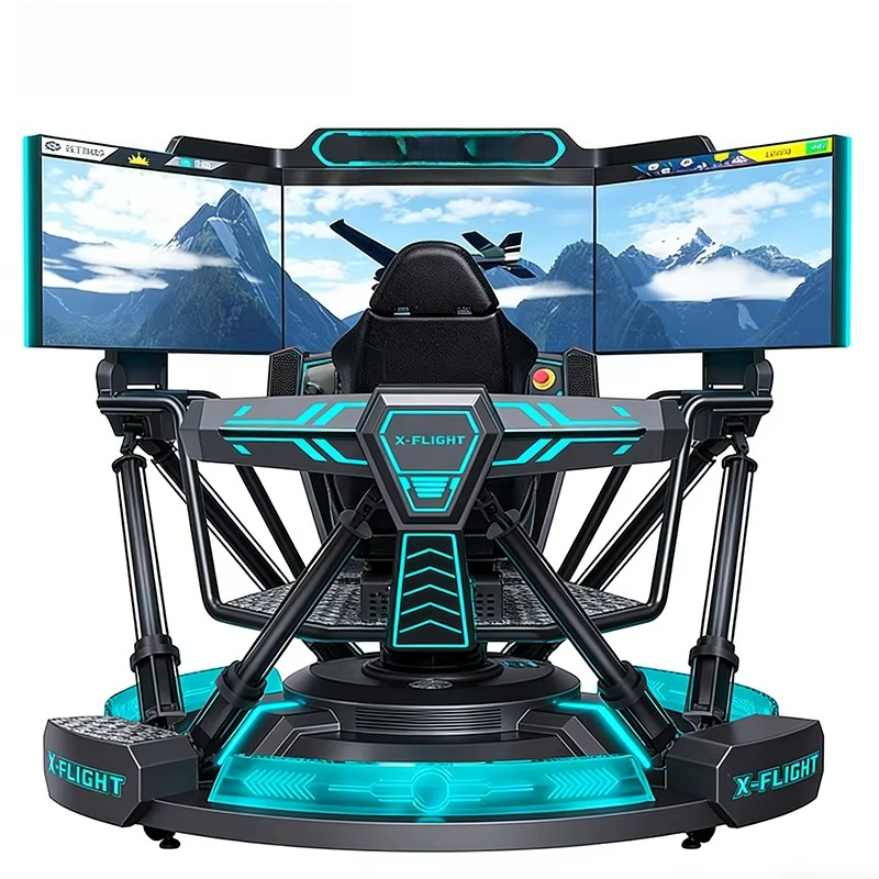 9D Vr Simulator - VR飛行シミュレーター航空機教習訓練12D 7D 9D科学普及練習機器学習シミュレーションコックピット