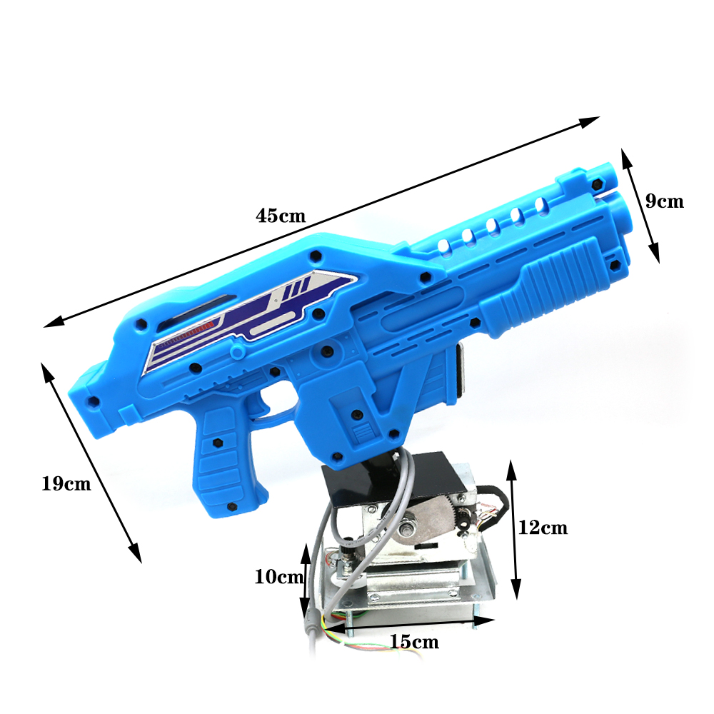 プッシュボタン付き3 in 1アーケードゲームマシン,ビデオ - Gun Shooting Arcade のレビューと価格