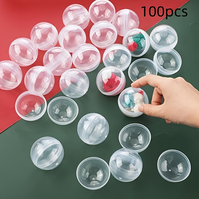 透明なプラスチック製の丸いカプセル,空のgumballマシン - Prize Capsule Toy Machine のレビューと価格