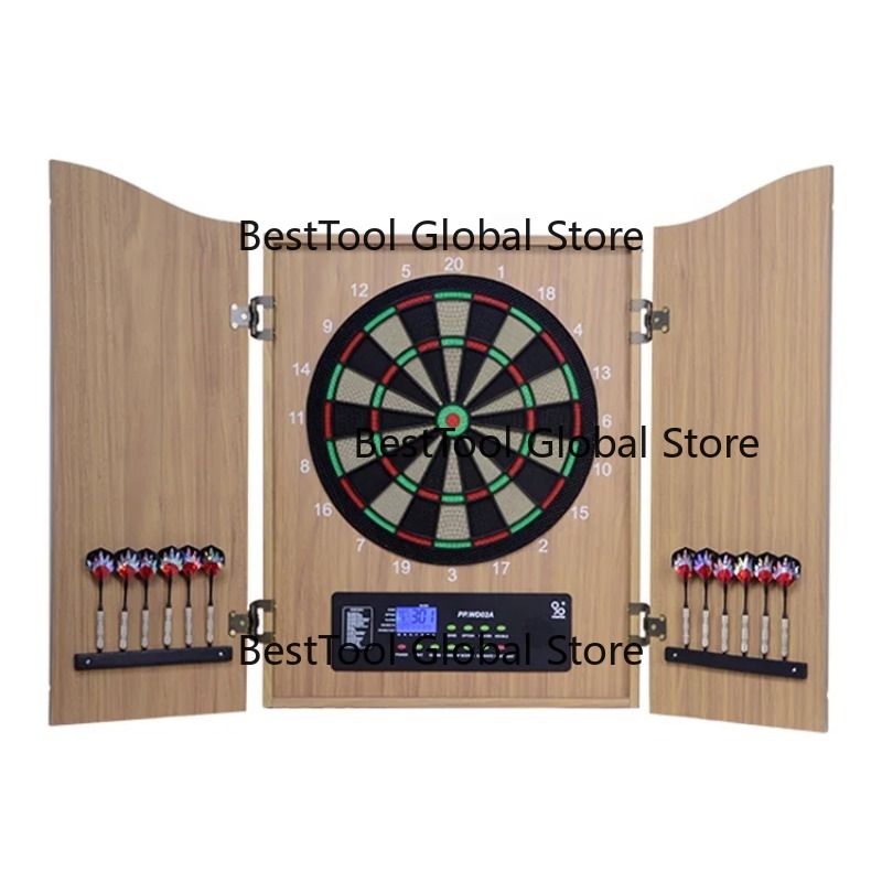 プロ仕様LCDディスプレイ搭載デラックスキャビネット電子ダー - Electronic Dartboard Cabinet のレビューと価格