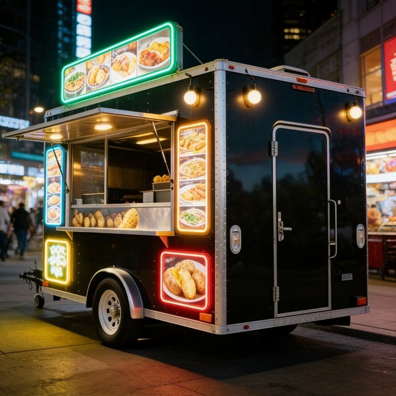 業務用カスタムホットドッグカートトレーラー、効率的な移動式食 - Hot Dog Vending Cart のレビューと価格