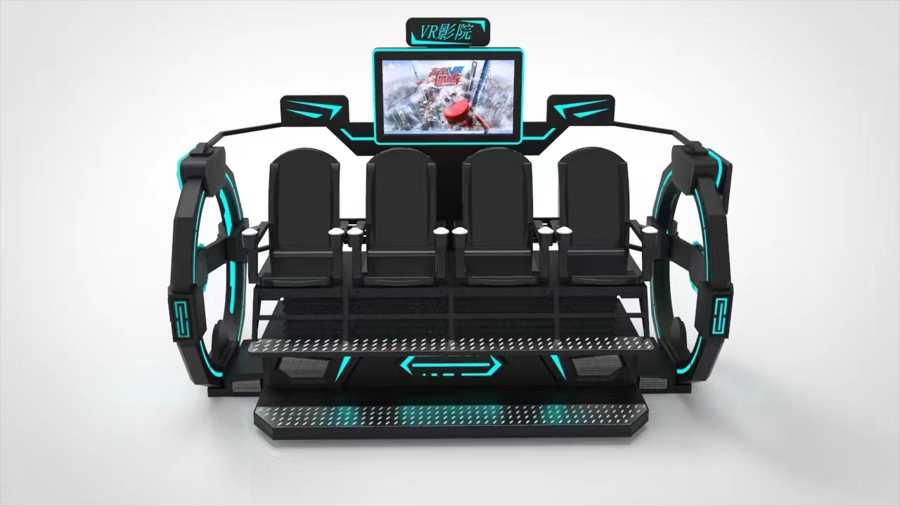 高品質テーマパーク4人乗り映画VRモーションシミュレーターシ - 9D Vr Simulator のレビューと価格