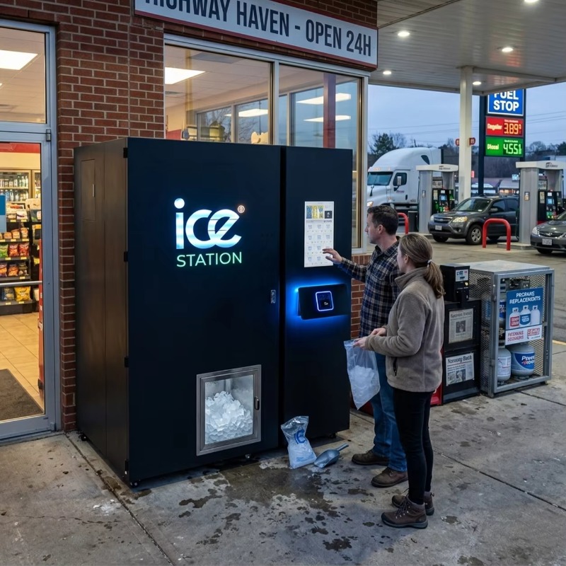 大容量450kg袋入り氷販売機、紙幣識別機・クレジットカード - Bill Acceptor Vending のレビューと価格
