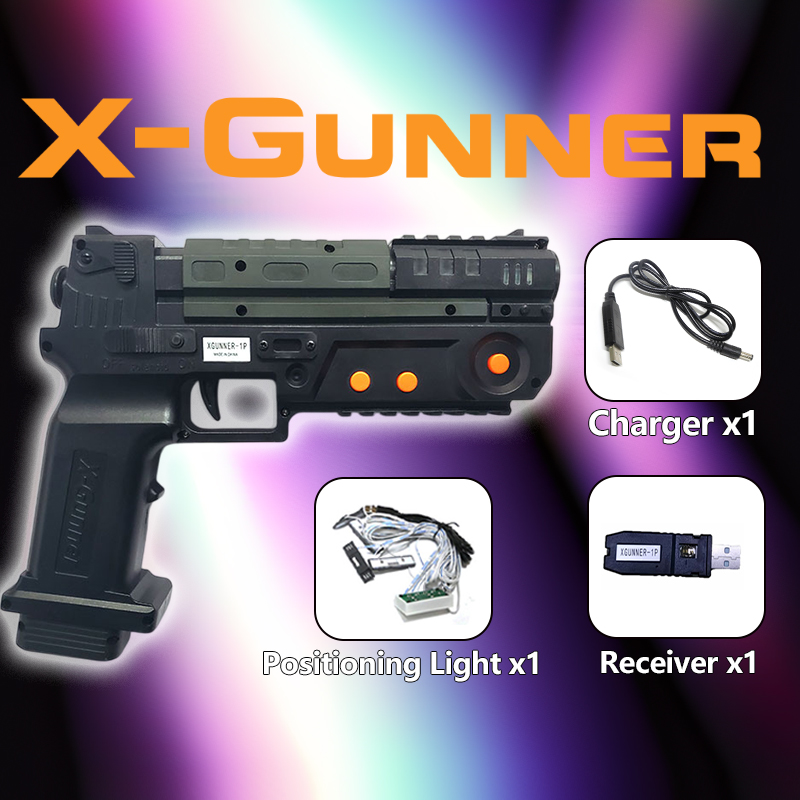 X-GUNNER ワイヤレスライトガン PCアーケードシミュ - Gun Shooting Arcade のレビューと価格