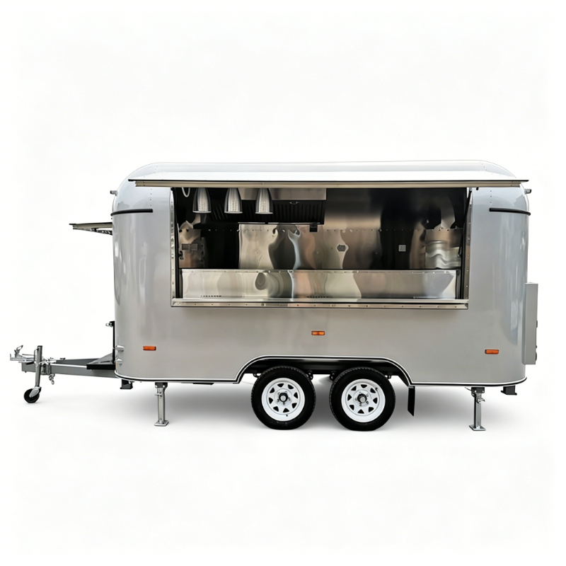 カスタマイズフードトラックキッチンカー（ホットドッグ、ハンバ - Hot Dog Vending Cart のレビューと価格