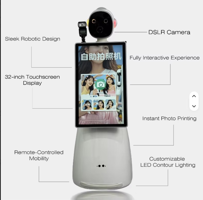 自動写真撮影機付きインタラクティブカメラキオスク、商業イベン - Photo Booth Machine のレビューと価格