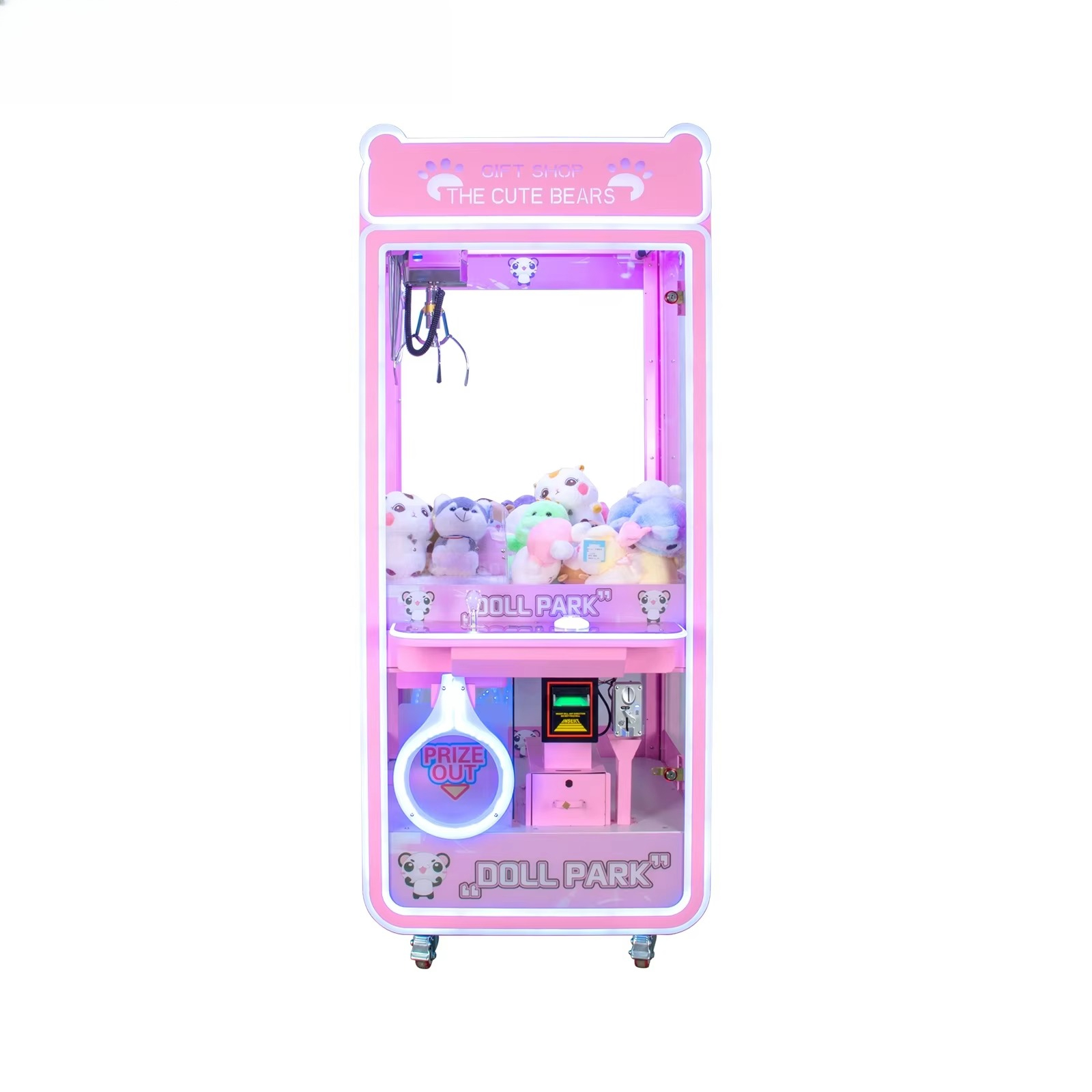 卸売カスタムコイン式おもちゃ販売アーケードクレーンゲーム機格 - Bill Acceptor Vending のレビューと価格