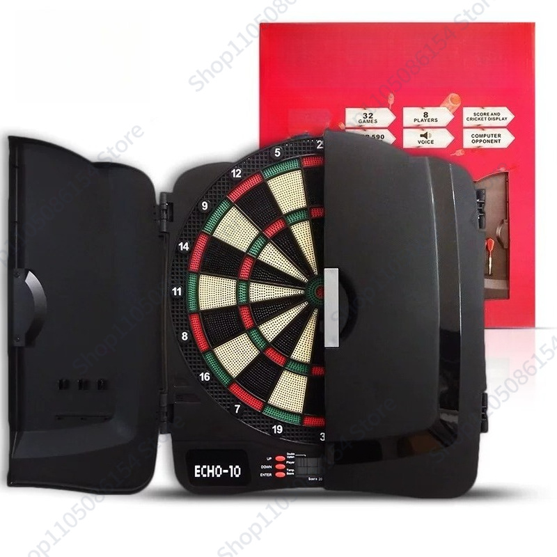 大人と子供向けのソフトセーフティダーツボードセット、電子自動 - Electronic Dartboard Cabinet のレビューと価格