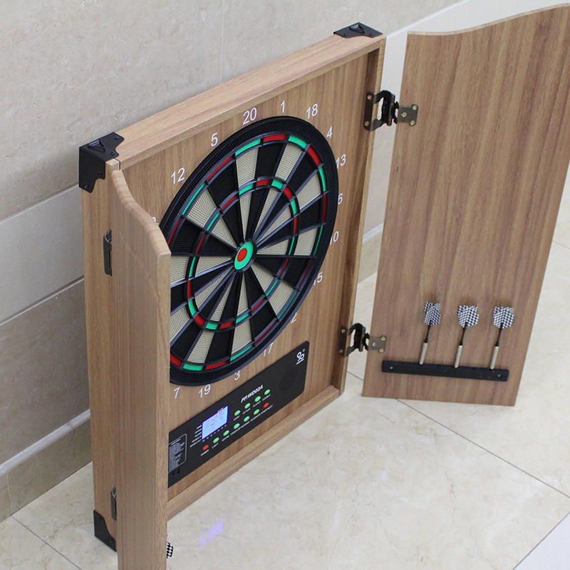 高級木製電子ダーツボードキャビネット、自動採点システム付き、 - Electronic Dartboard Cabinet のレビューと価格