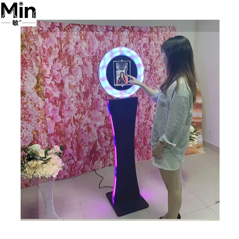 ポータブル 360 フォトブースマシン 3D リングライト  - Photo Booth Machine のレビューと価格