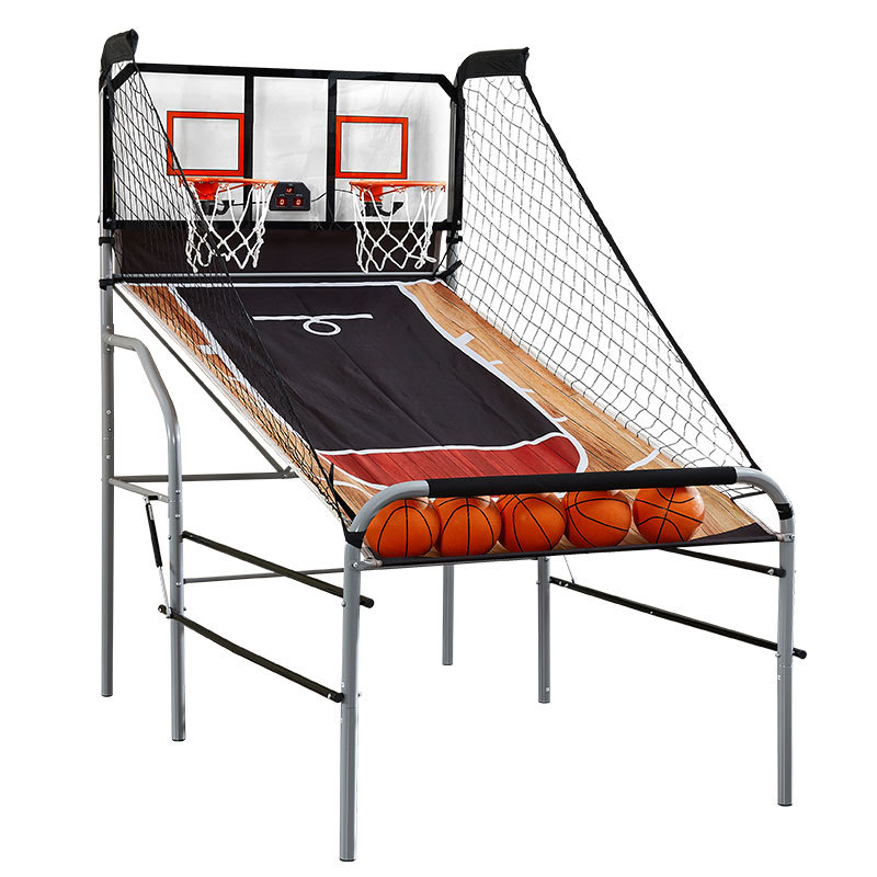 ダブルショットヘビーデューティー折りたたみ式バスケットボール - Basketball Arcade Game のレビューと価格